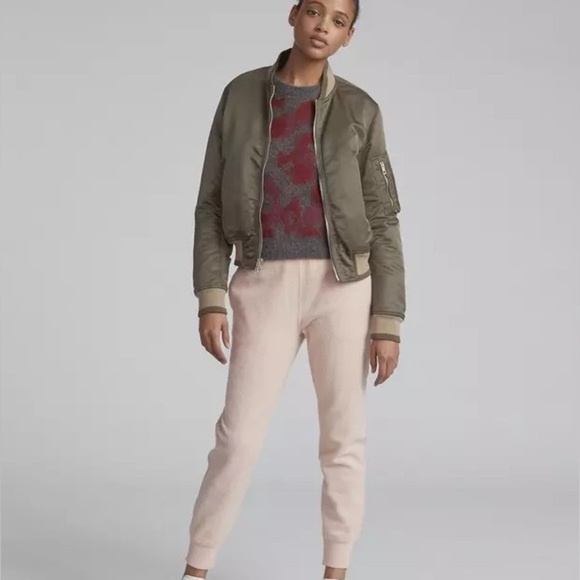 Rag & bone fleece brushed terry pants joggers size medium dusty pink sweatpants - Picture 11 of 11